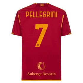 Günstige Fußballtrikots AS Roma Pellegrini 7 Heimtrikot 2023-24 Kurzarm